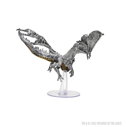 DnD - Adult Silver Dragon - Icons of the Realms Premium DnD Figur